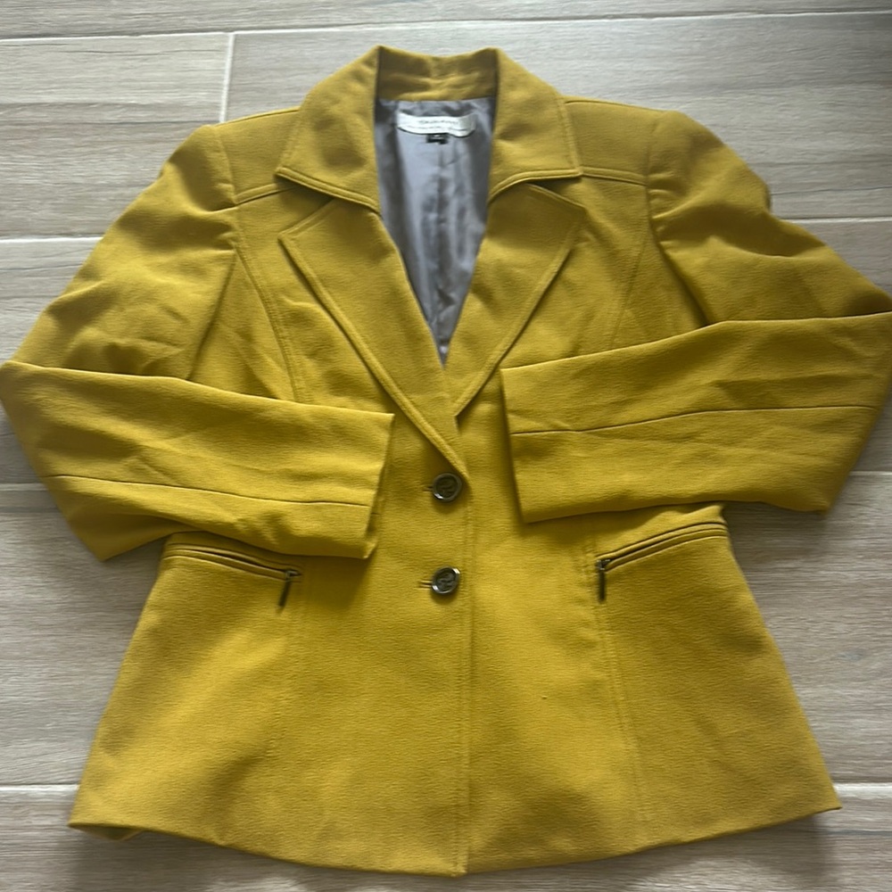 Women's Mustard Blazer